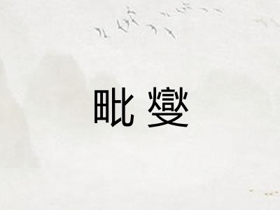 毗燮