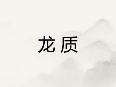 龙质