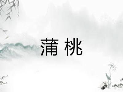 蒲桃
