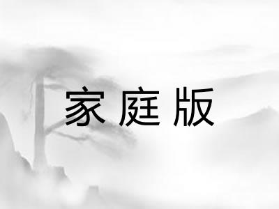 家庭版