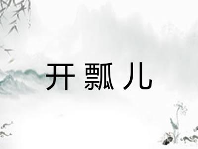 开瓢儿