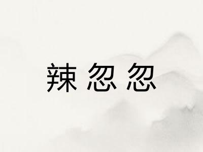 辣忽忽