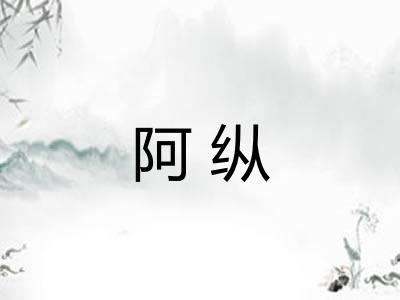 阿纵