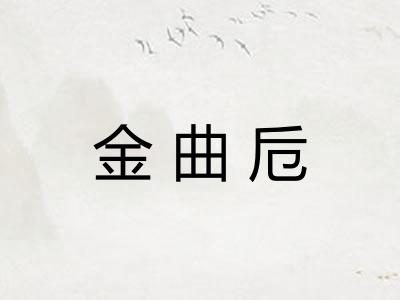 金曲卮