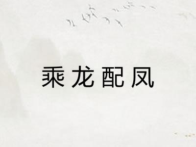 乘龙配凤