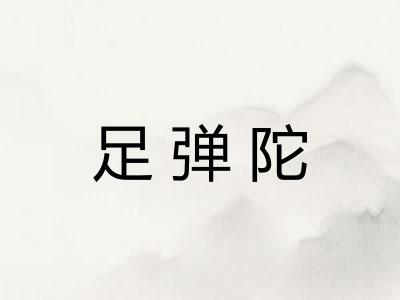 足弹陀