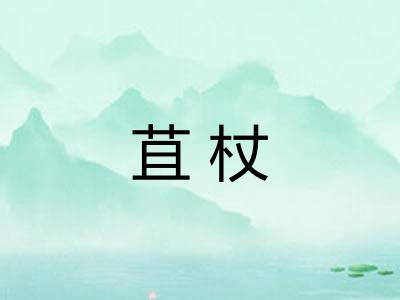苴杖