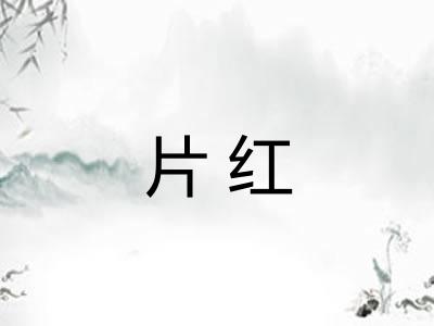 片红