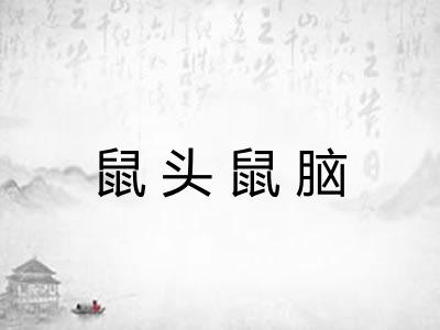 鼠头鼠脑