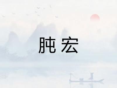 肫宏
