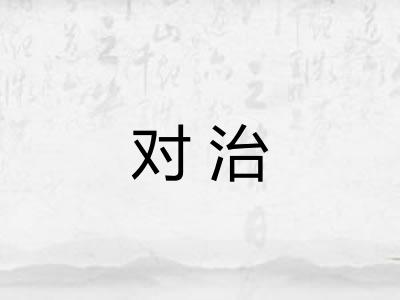 对治