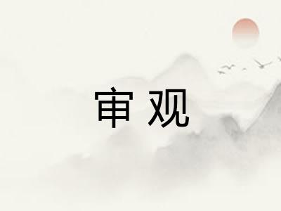 审观