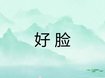 好脸