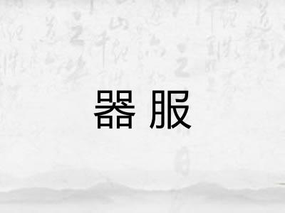 器服