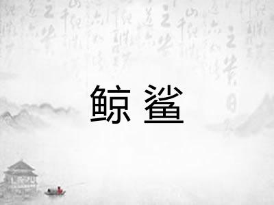 鲸鲨