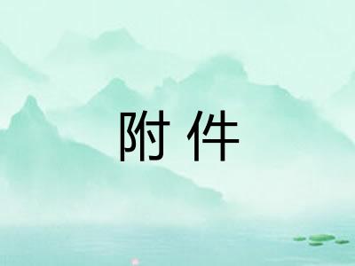 附件