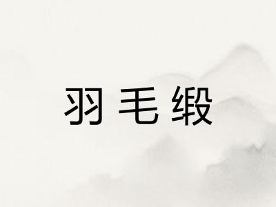 羽毛缎