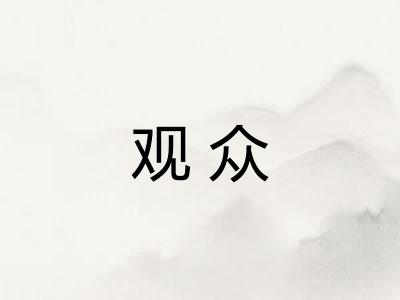 观众 观众