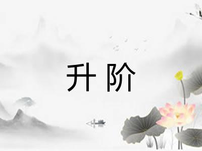 升阶