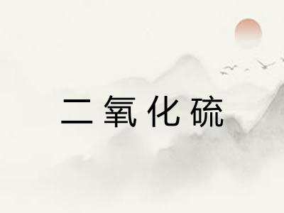 二氧化硫