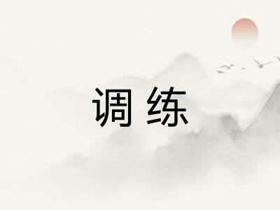 调练