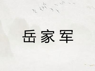 岳家军