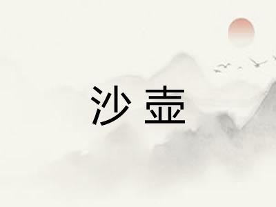 沙壶