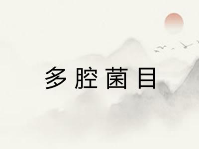 多腔菌目
