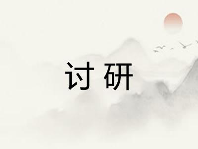 讨研