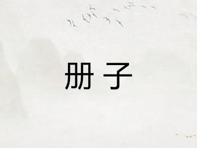 册子