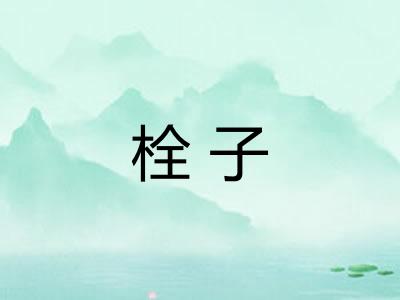 栓子
