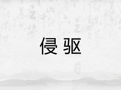 侵驱