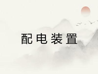 配电装置