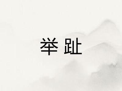 举趾