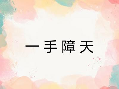 一手障天