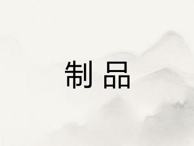 制品