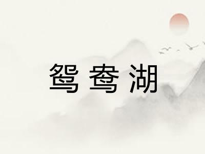 鸳鸯湖