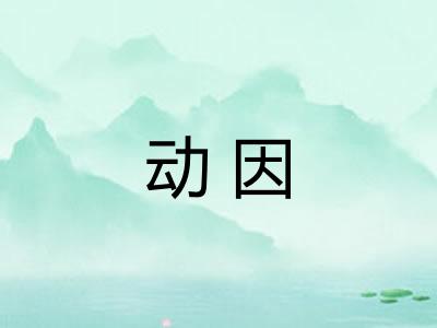 动因