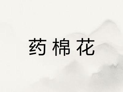 药棉花