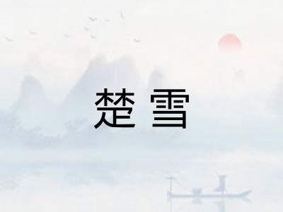 楚雪