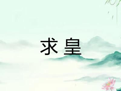 求皇
