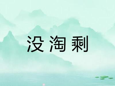 没淘剩