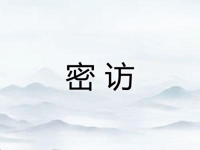 密访