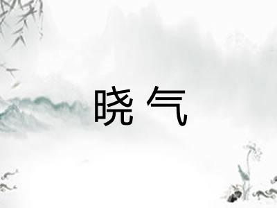 晓气