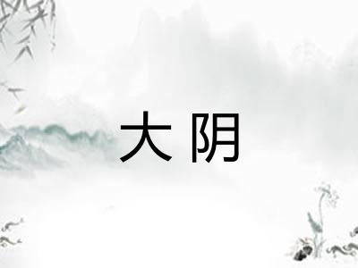 大阴