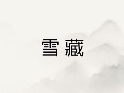 雪藏