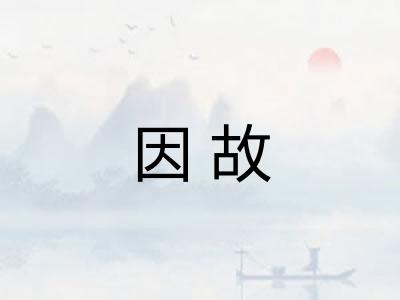 因故