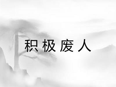 积极废人