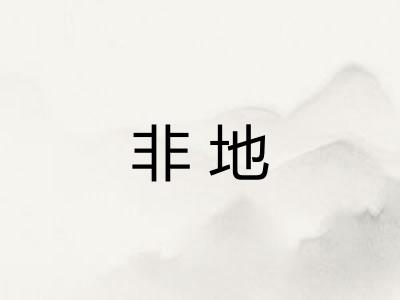 非地