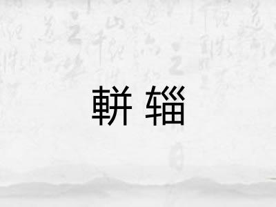 軿辎